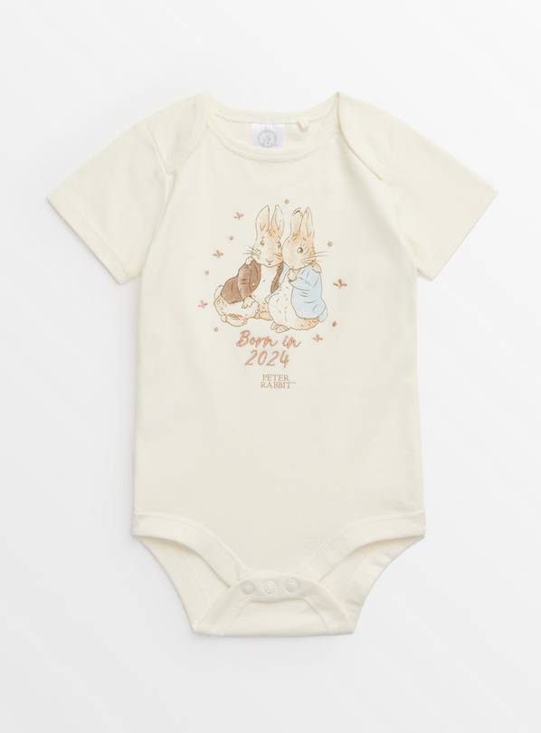 Peter Rabbit Born In 2024 Bodysuit 3-6 months