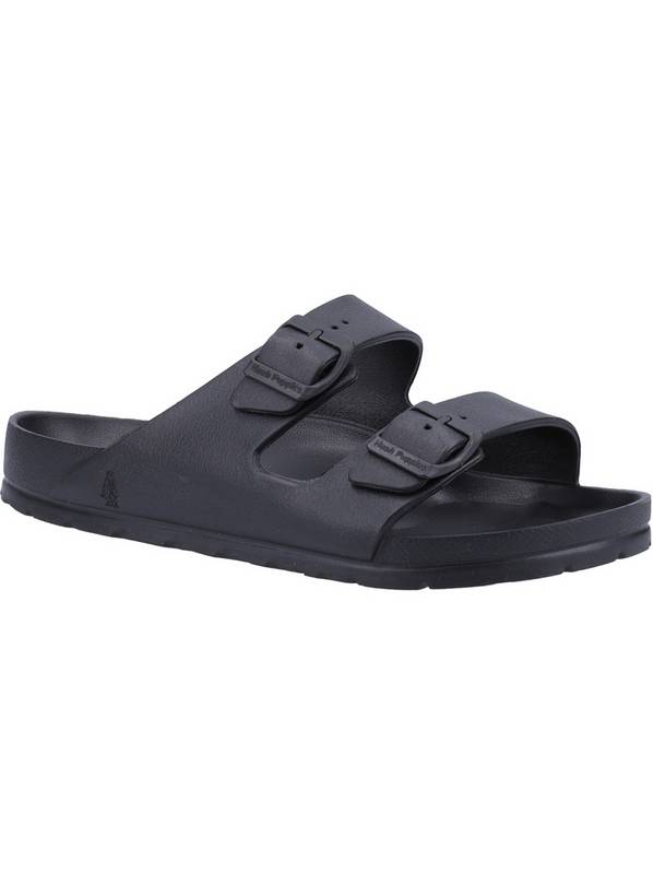 HUSH PUPPIES Lenny Mule Sandal Black 9