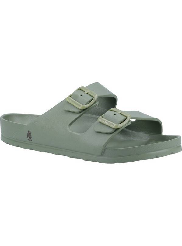 HUSH PUPPIES Lenny Mule Sandal Khaki 10