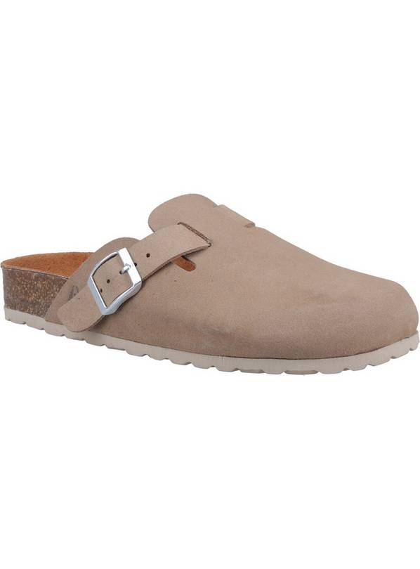 HUSH PUPPIES Bailey Closed Toe Mule Taupe 8