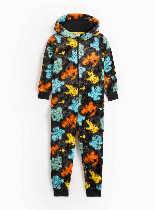 Buy Pokemon Print Fleece Hooded All In One 4 5 years Pyjamas Argos