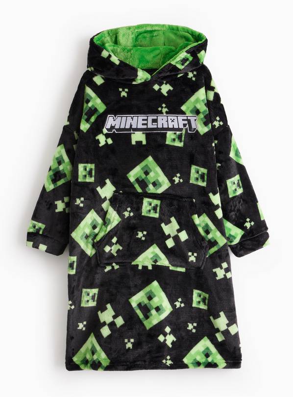 Minecraft Printed Fleece Hooded Blanket 5-6 years