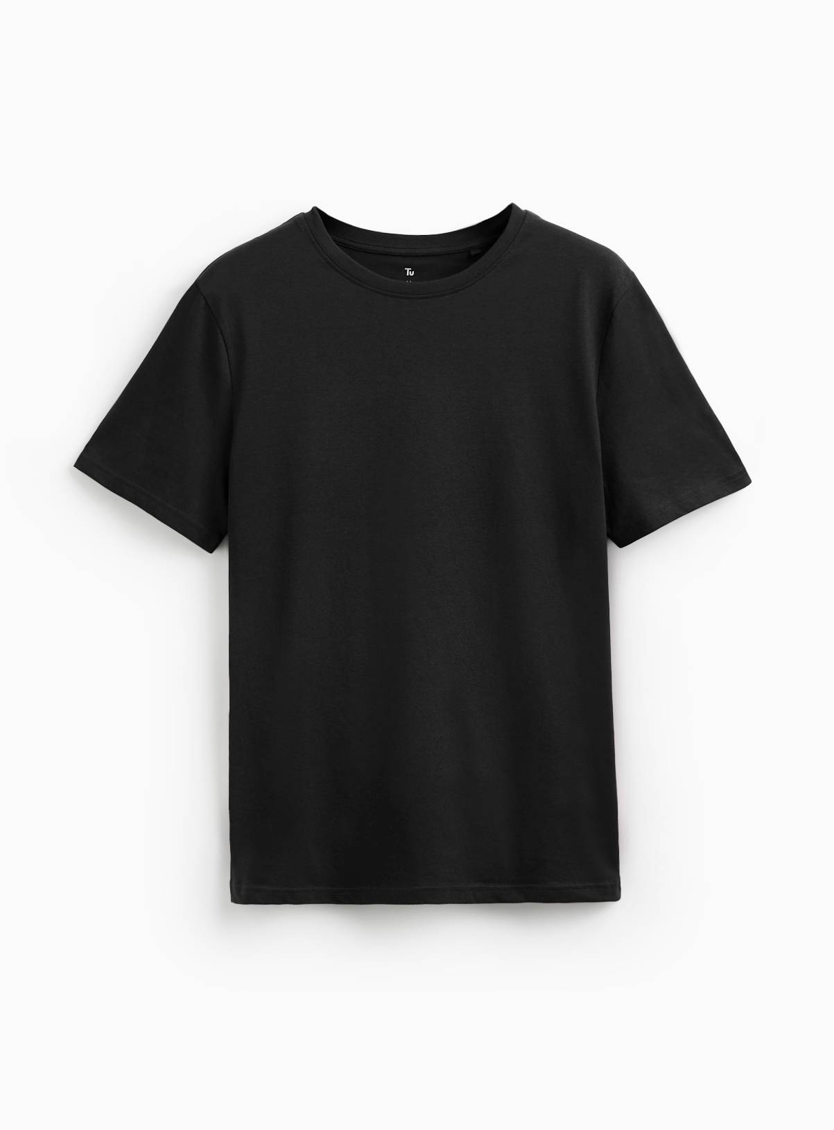The Pure Cotton Tee - Black XXXXL - Image 3