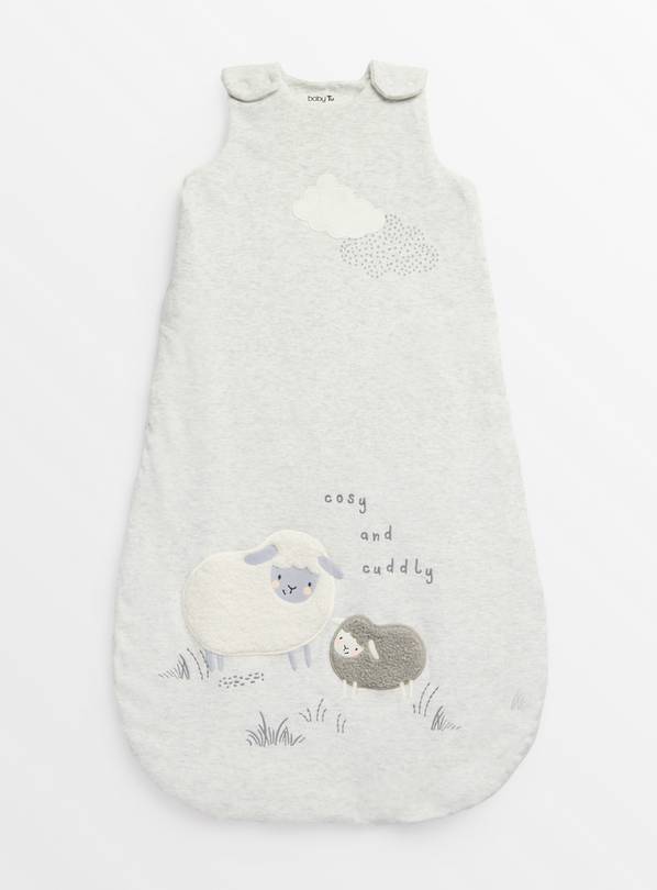 Grey Little Lamb 2.5 Tog Sleeping Bag 6-12 months