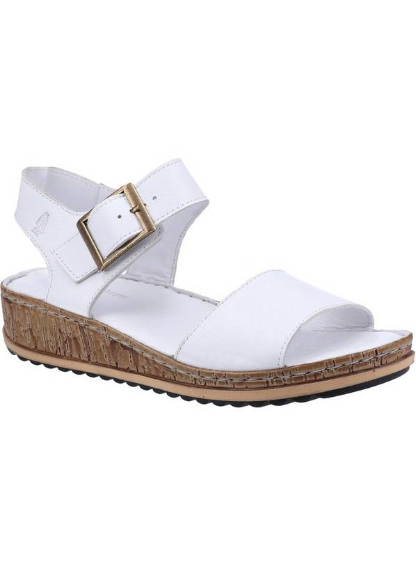 HUSH PUPPIES Ellie Sandal White 6