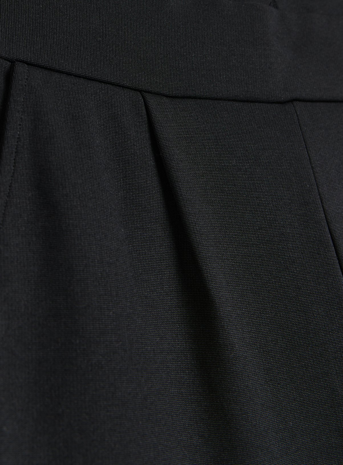 PETITE Black Ponte Tapered Leg Trousers 24 - Image 2 thumbnail