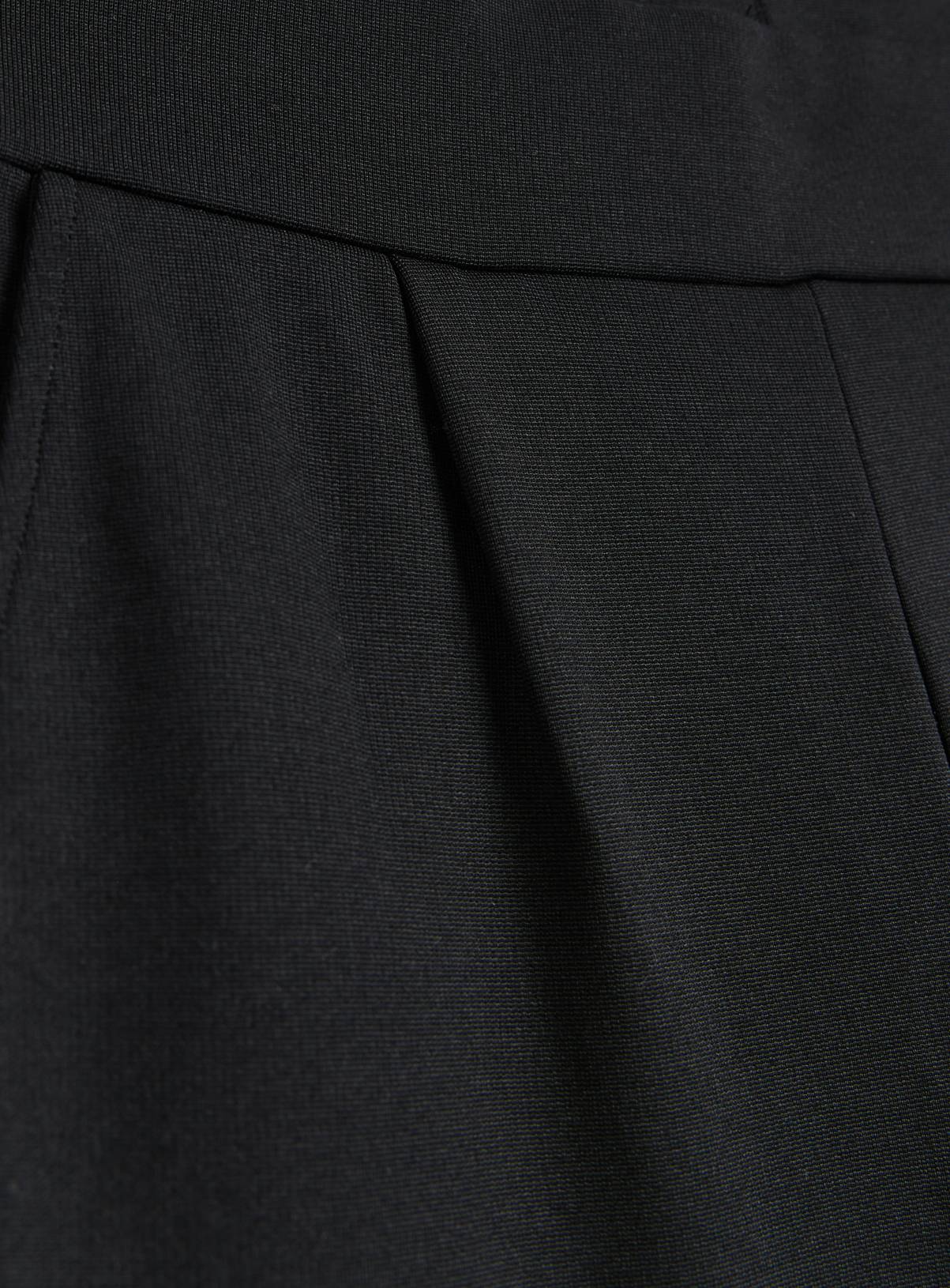 PETITE Black Ponte Tapered Leg Trousers 24 - Image 2