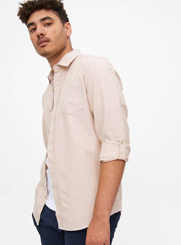 Stone Long Sleeve Oxford Shirt XXXXL