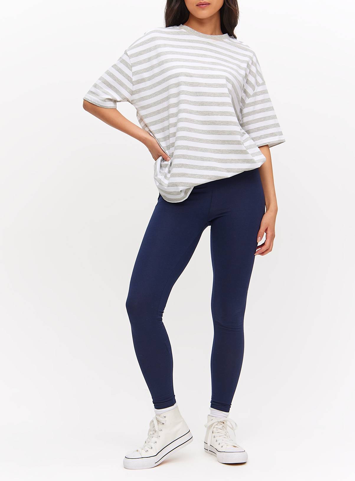 Navy Core Leggings 2 Pack M - Image 2