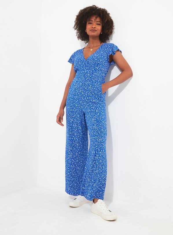 Buy JOE BROWNS Ditsy Floral Wrap Jumpsuit 18 | Jumpsuits and playsuits | Tu