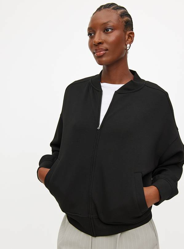 Black Classic Bomber Jacket M