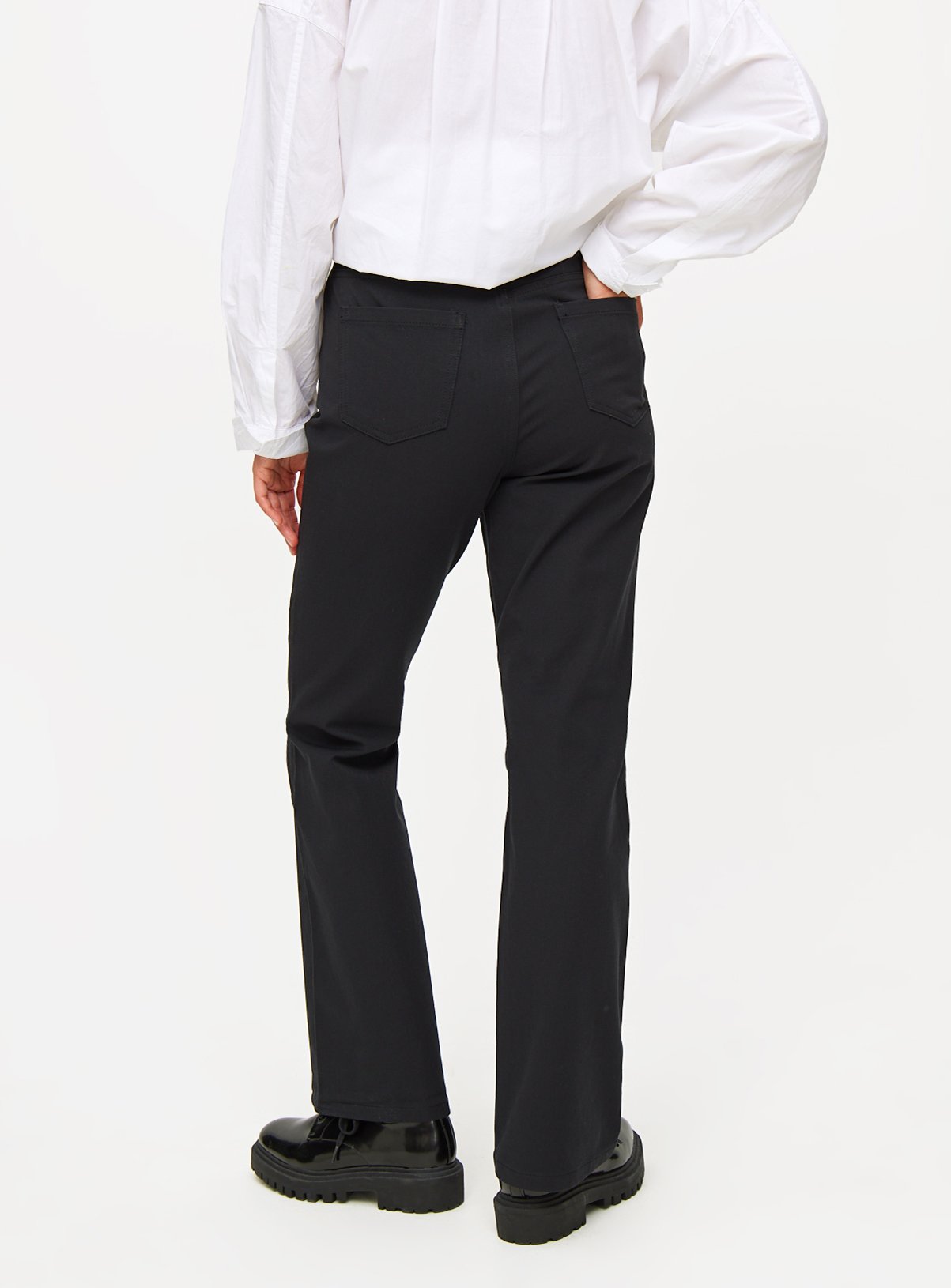 Black Flared Trousers  12R - Image 4 thumbnail