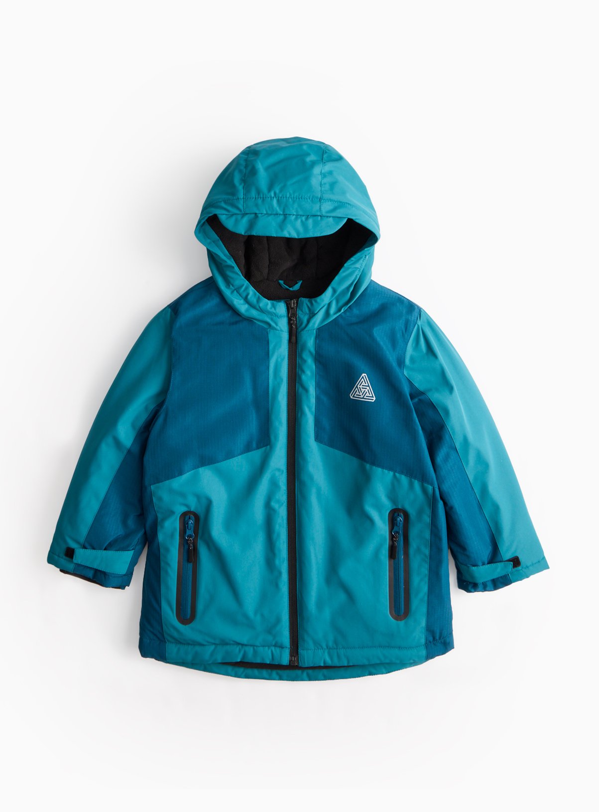 Blue Shower-Resistant Hooded Rain Coat 7-8 years