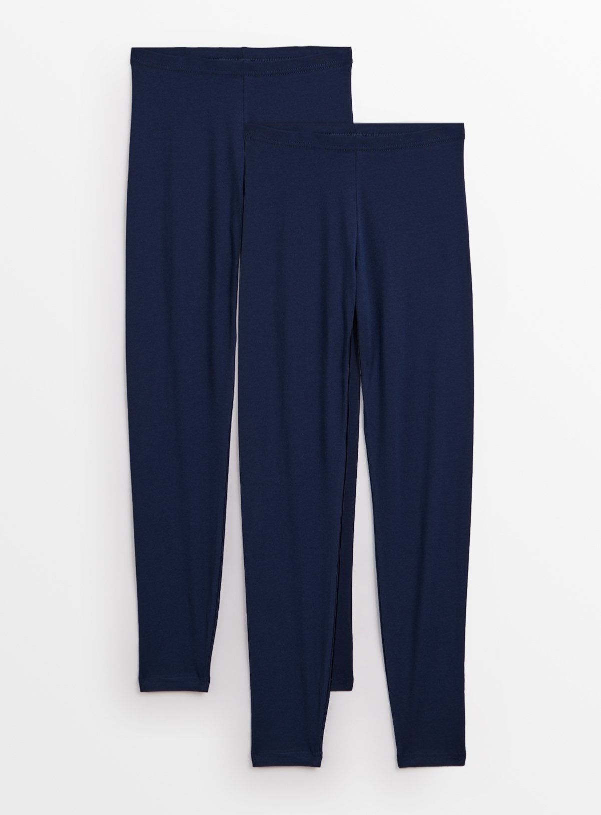 PETITE Navy Plain Leggings 2 Pack XL - Image 1 thumbnail