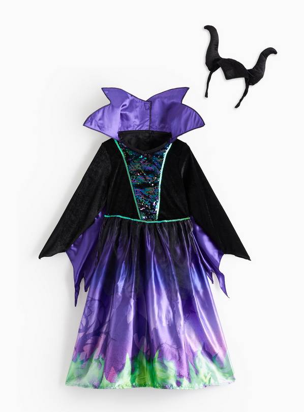 Halloween Maleficent Disney Fancy Dress Costume  5-6 years