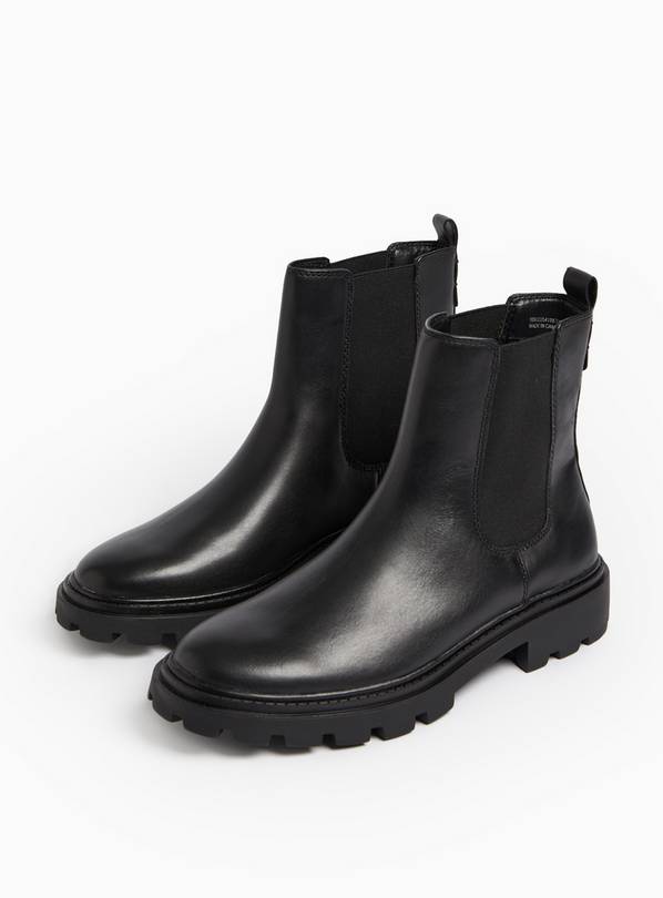 Buy Black Leather Chelsea Boots 3 Boots Tu