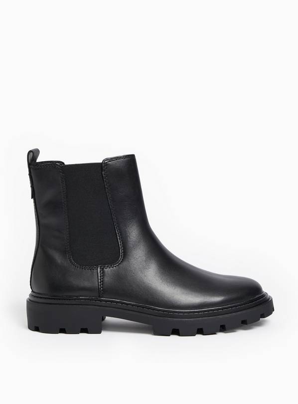 Buy Black Leather Chelsea Boots 3 Boots Tu