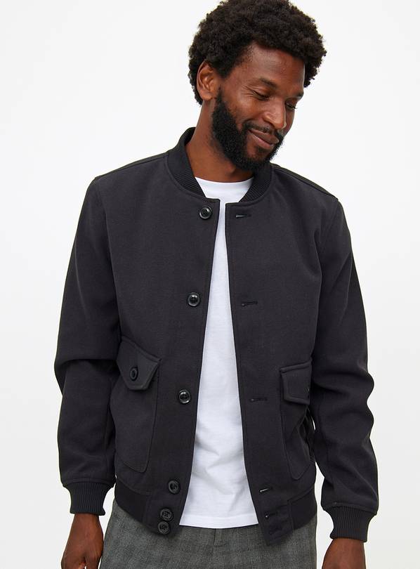 Charcoal Bomber Jacket L