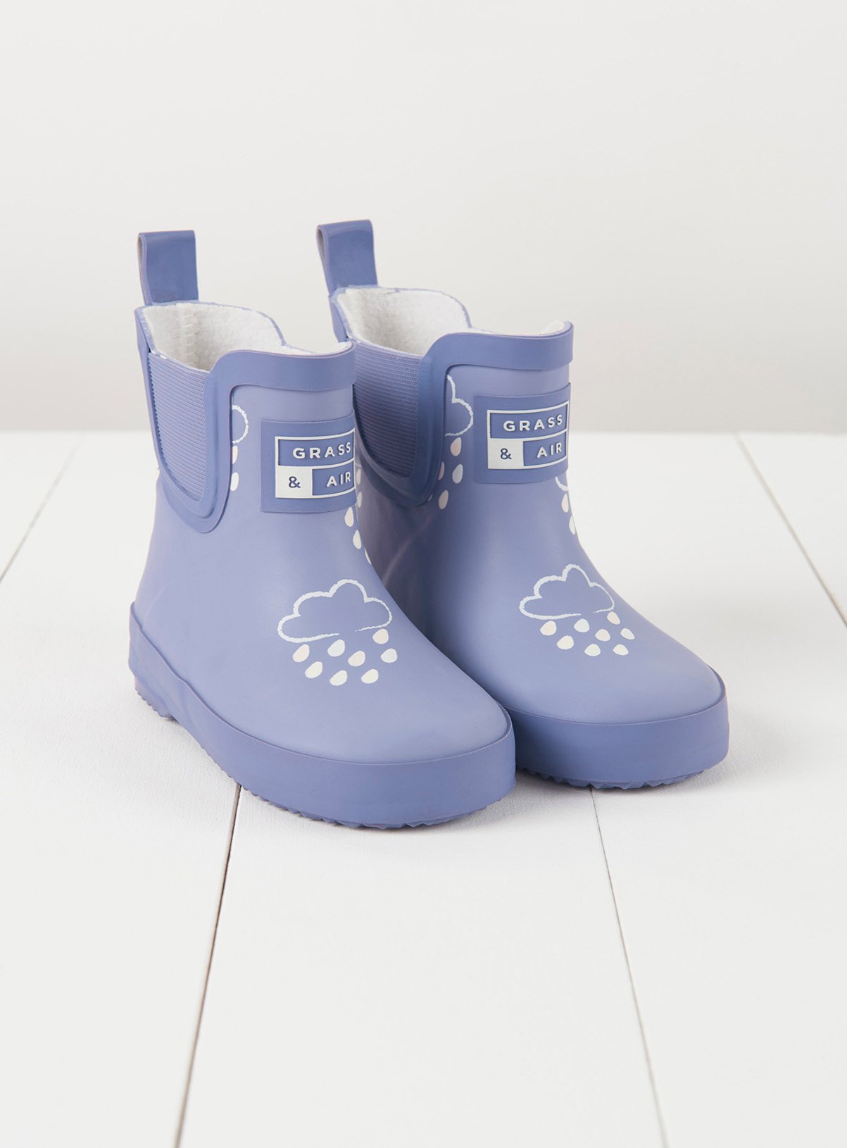 Purple Purple GRASS & AIR Shortie Colour Changing Boot Lavender - Grass and Air by Sainsbury's