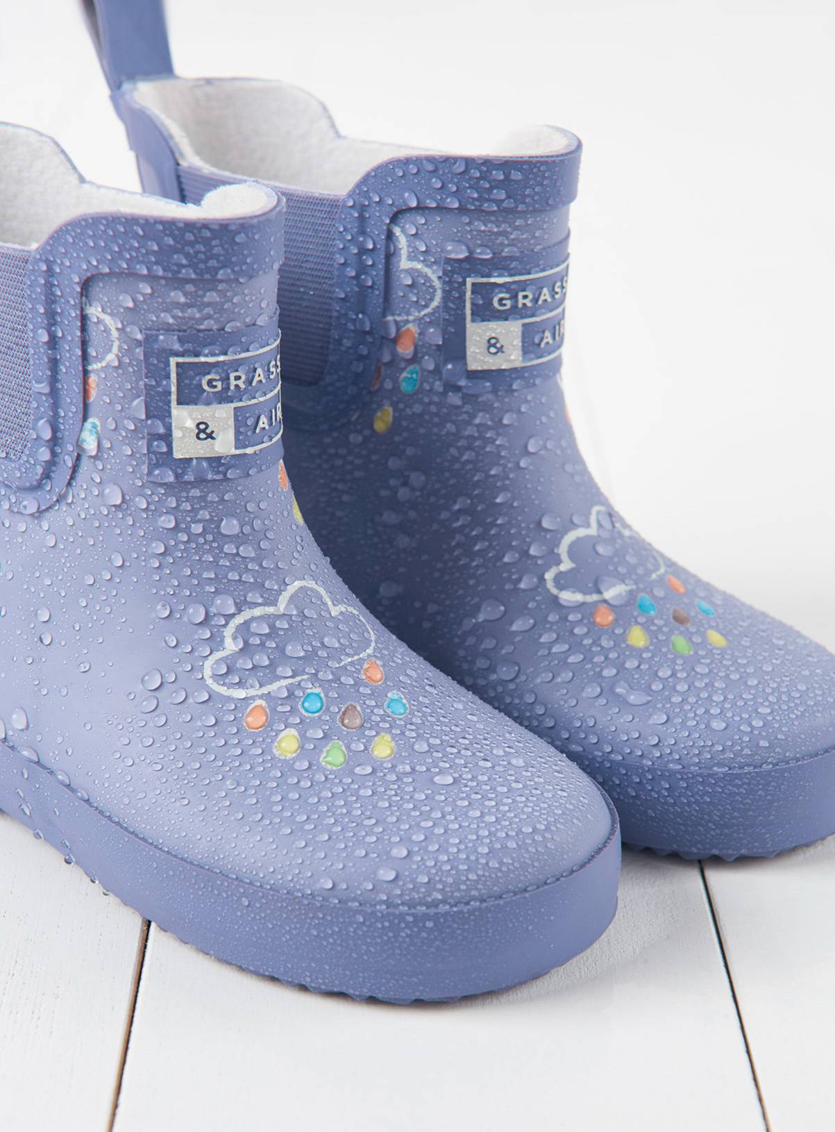 GRASS & AIR Shortie Colour Changing Boot Lavender 8 Infant - Image 2