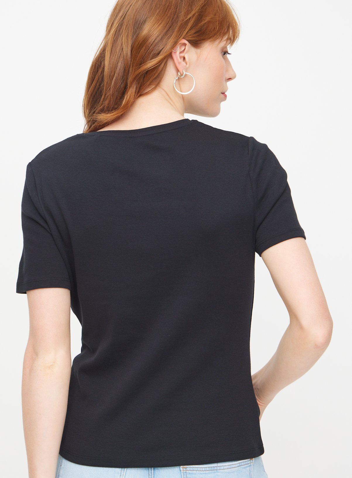 Black Slim Fit T-Shirt 8 - Image 4 thumbnail