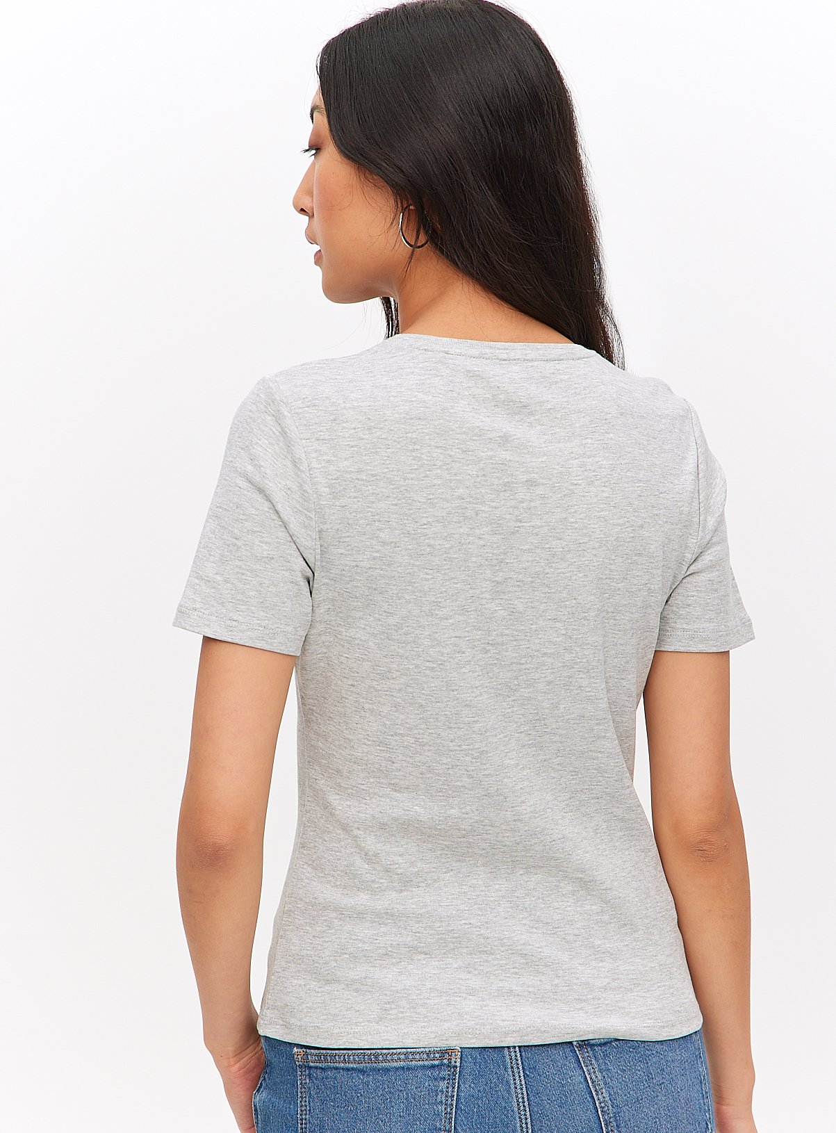 Grey Slim Fit T-Shirt 16 - Image 4 thumbnail