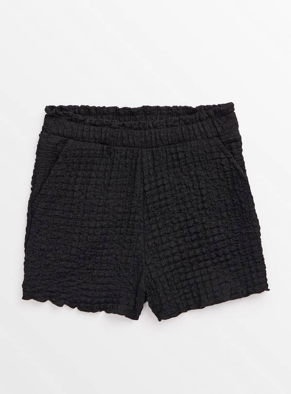 Black Crinkle Shorts 5 years