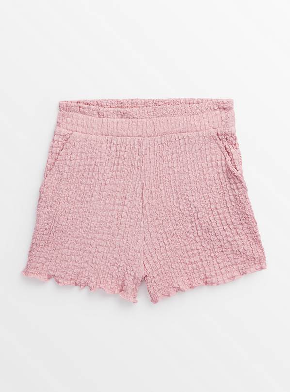 Pink Crinkle Shorts 9 years