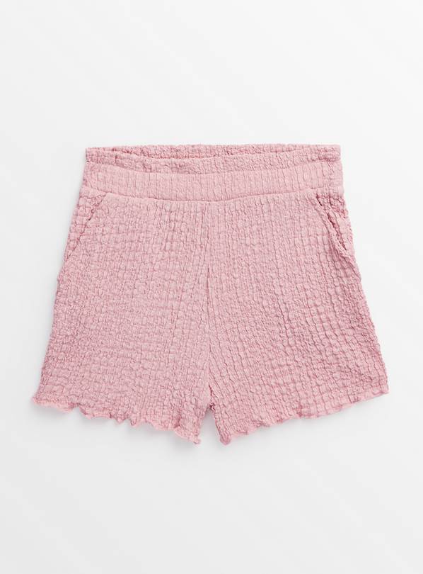 Pink Crinkle Shorts 5 years