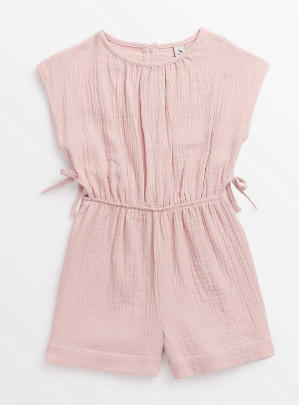 Pink Woven Playsuit 5 years
