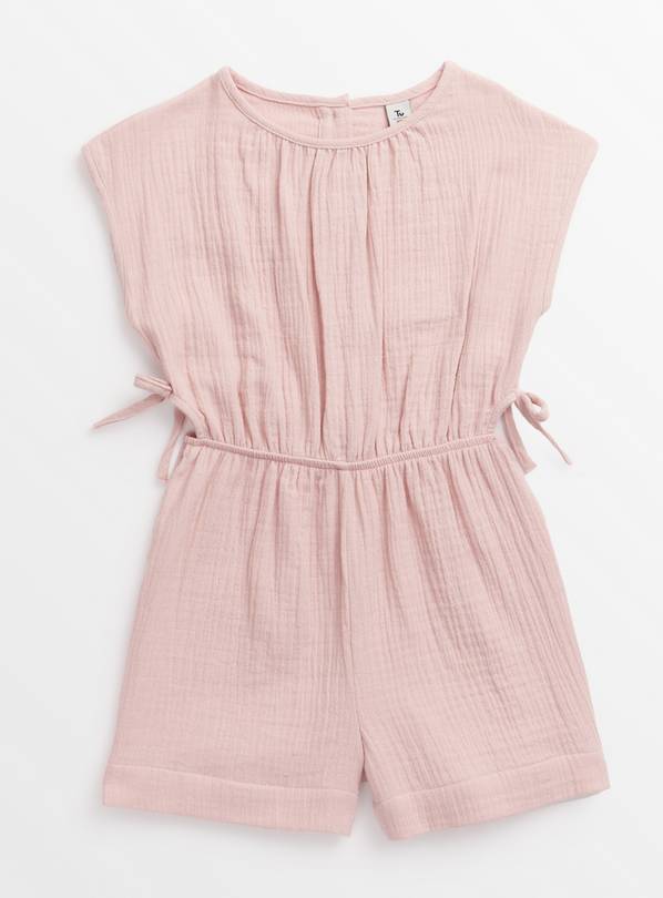 Pink Woven Playsuit 10 years