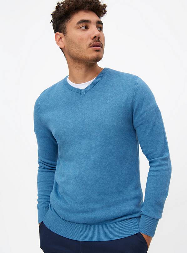 Blue Core Crew Neck jumper L