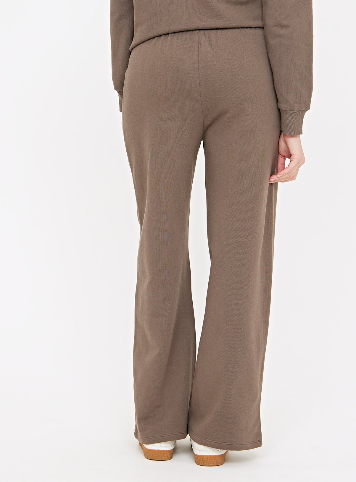Taupe Wide Leg Coord Joggers S - Image 3 thumbnail