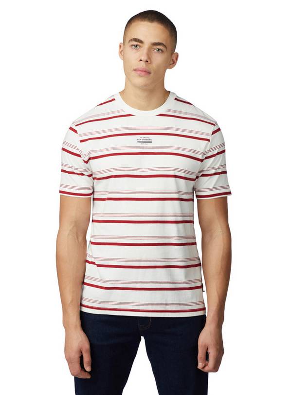 BEN SHERMAN Fine Stripe Tee XL