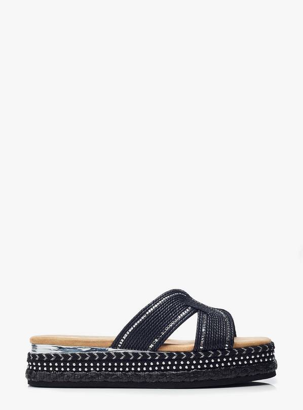 MODA IN PELLE Naiah Casual Sandals Black 6