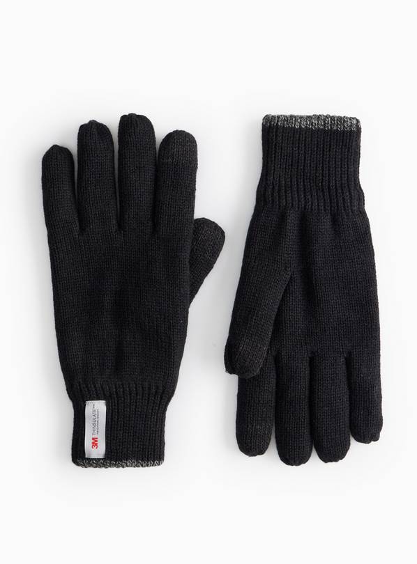 3M™ Thinsulate™ Black Knitted Gloves L/XL