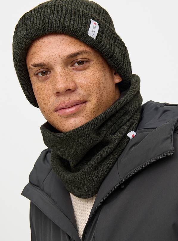 3M™ Thinsulate™ Khaki Knitted Neck Warmer One Size