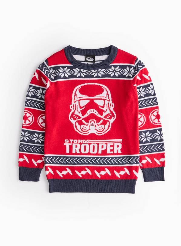 Mini Me Kids' Christmas Star Wars Storm Trooper Jumper 7 years