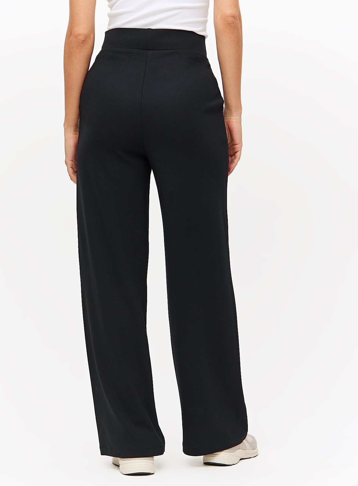Black Ponte Wide Leg Trousers  22L - Image 4 thumbnail