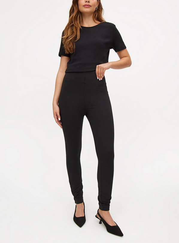 Black Sculpt High Waisted Leggings 12