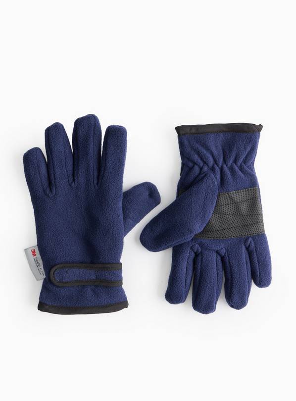 3M&trade; Thinsulate&trade; Navy Fleece Gloves 3-5 years