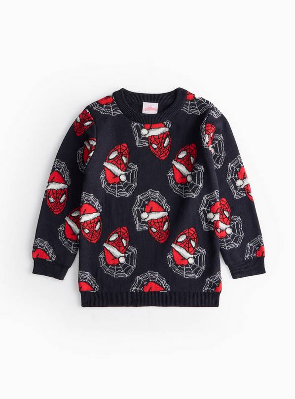 Buy Marvel Spider Man Christmas Jumper 1 2 years Christmas jumpers Tu