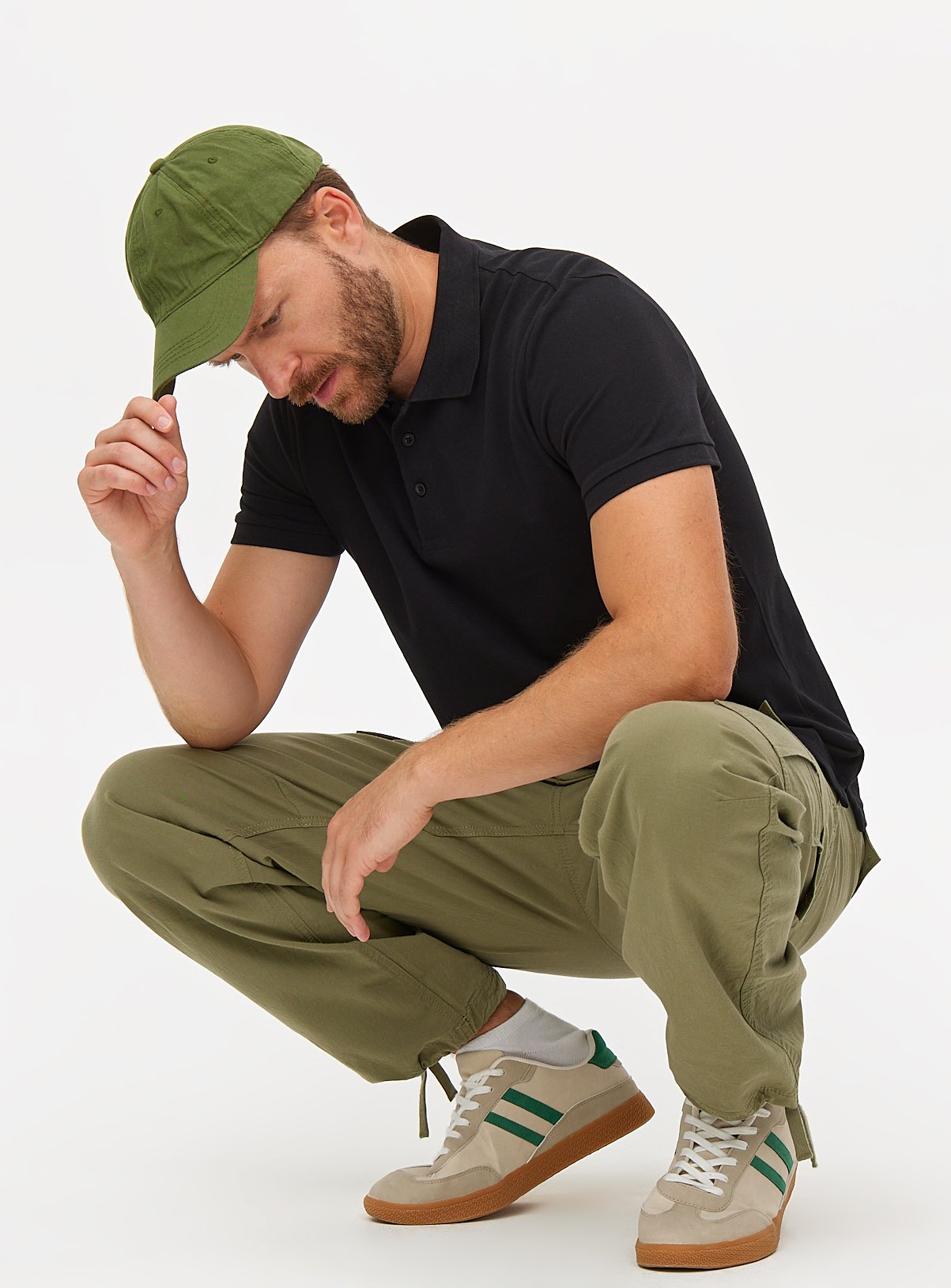Black Pique Polo Shirt XL - Image 2 thumbnail