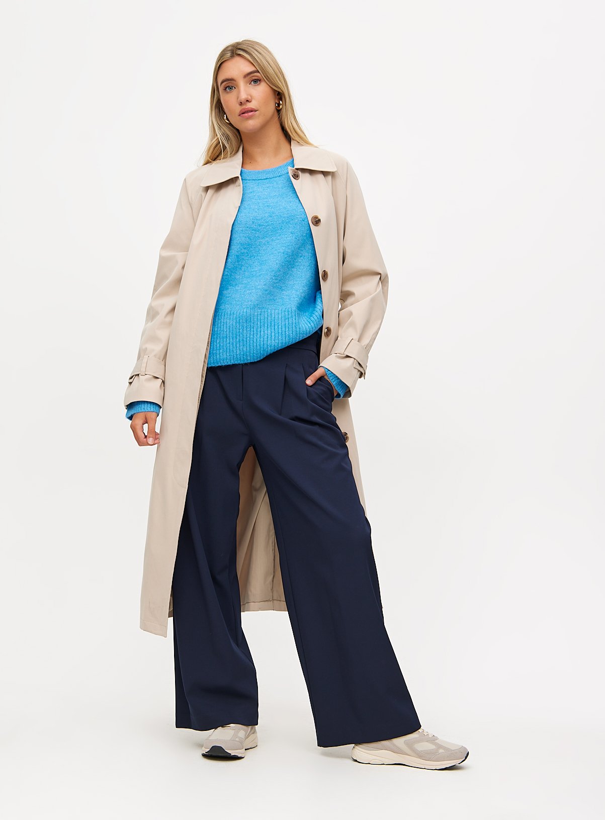 Blue Deep Hem Jumper 12 - Image 2 thumbnail