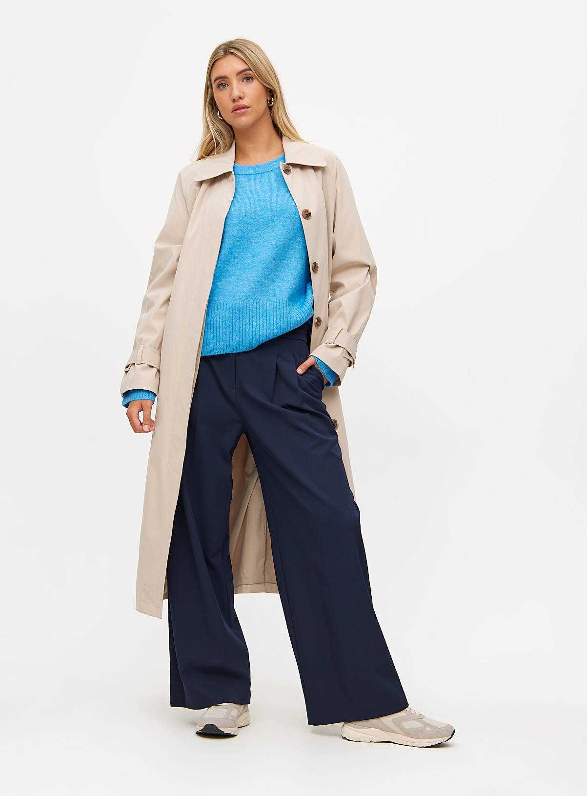 Blue Deep Hem Jumper 12 - Image 2