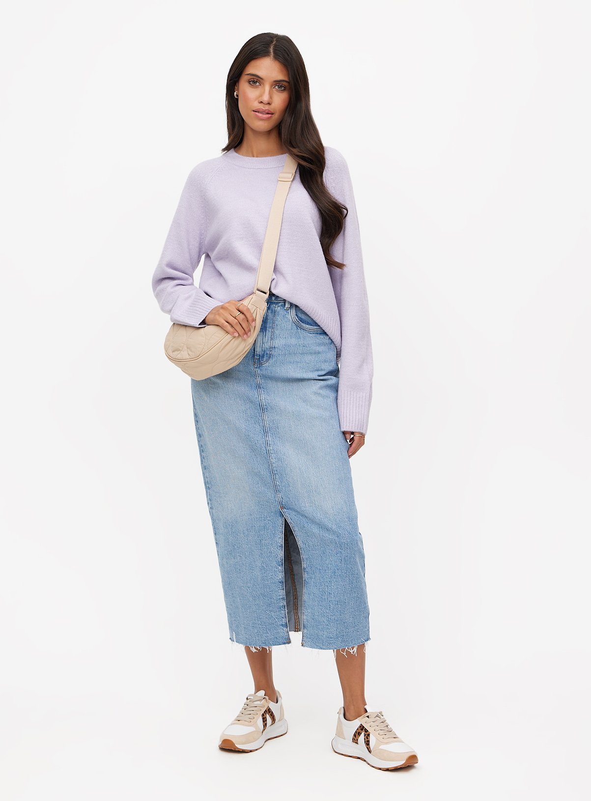 Lilac Deep Hem Jumper 16 - Image 2 thumbnail
