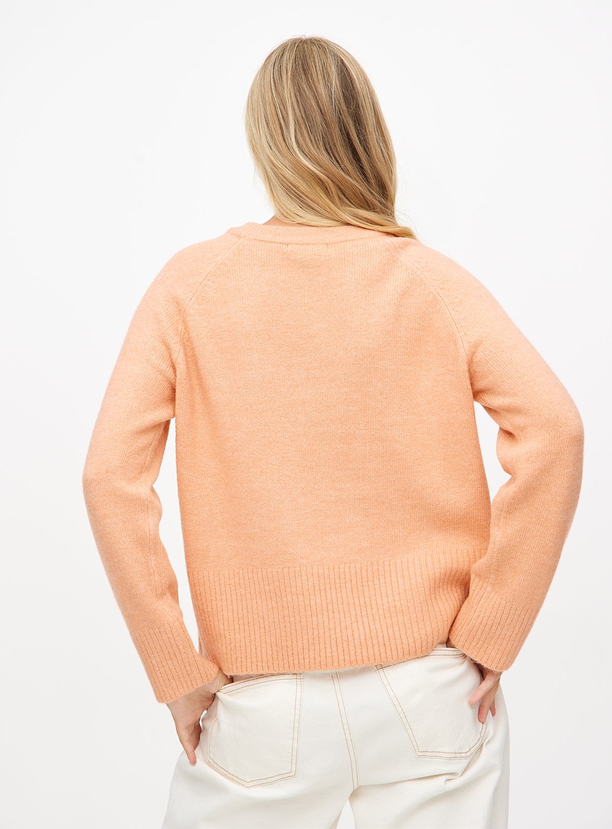 Orange Deep Hem Jumper 18 - Image 4 thumbnail
