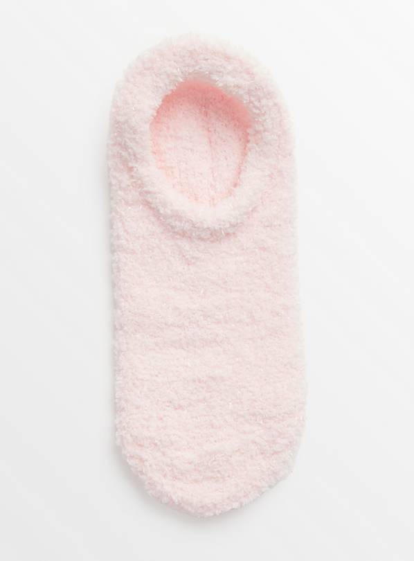 Pink Cosy Footsie Socks  4-8