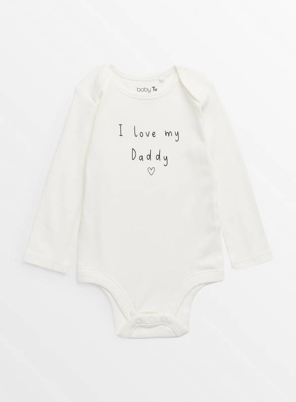 I Love My Daddy Slogan Bodysuit  6-9 months