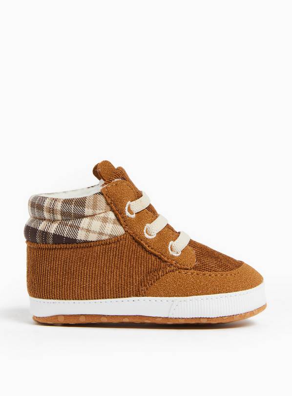 Brown Bear High Top Trainers 12-18 months